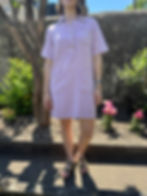 Robe courte originale femme lilas, Solange