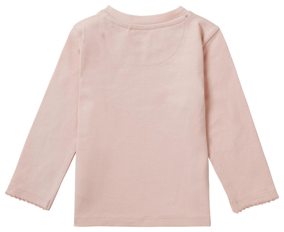 T-shirt original manches longues rose Varanasi enfant noppies