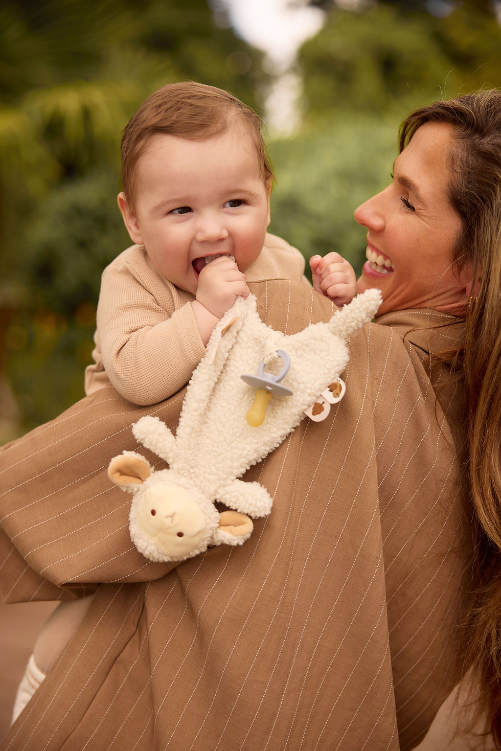 Attache sucette doudou original mouton Sheep Sonny enfant jollein