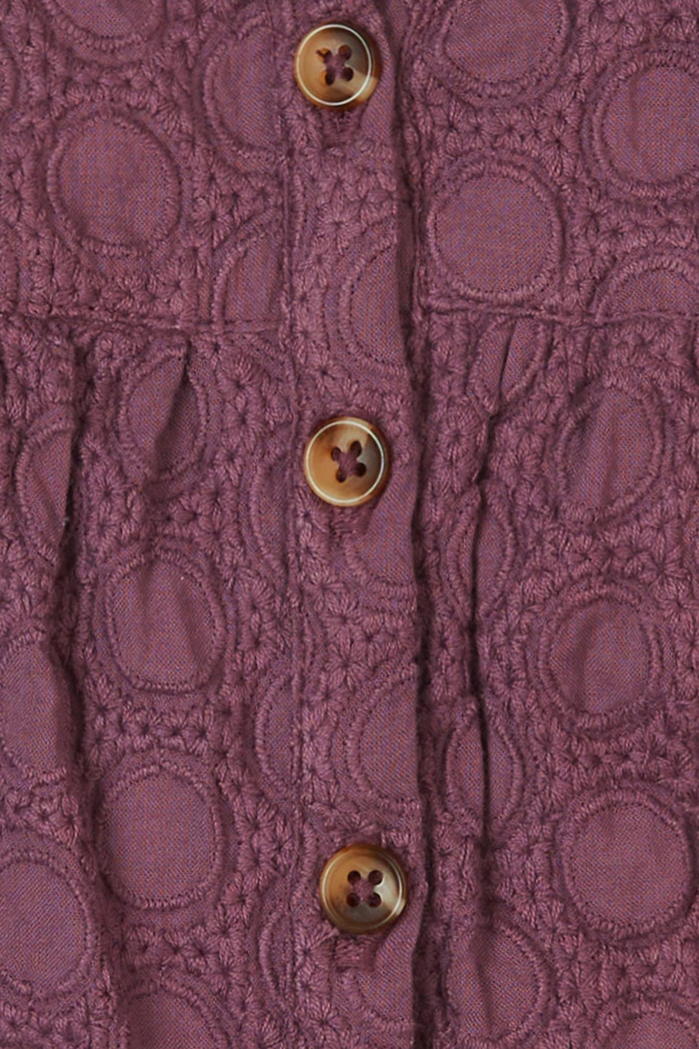 Blouse originale fille manches longues mauve Fruges enfant noppies