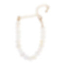 Bracelet original femme cœurs en nacre blanche le petit souk