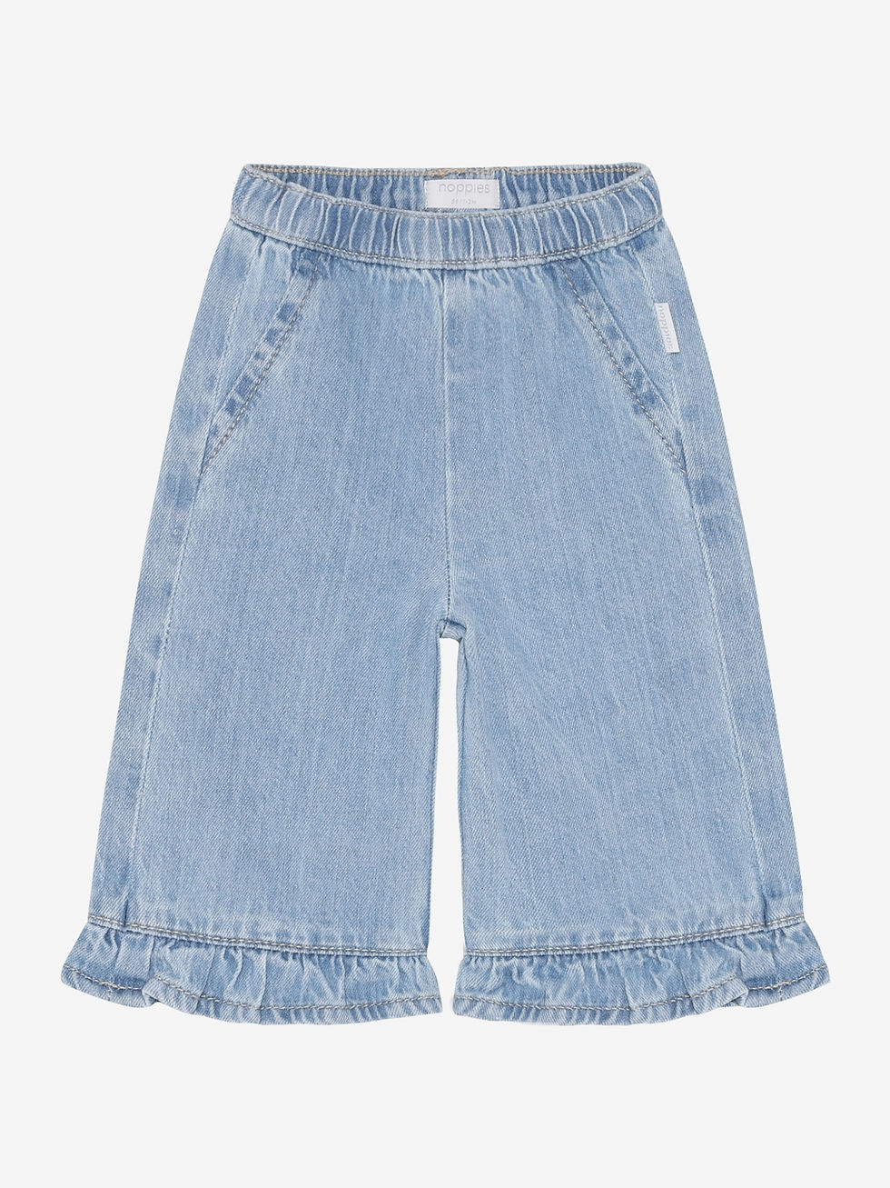 Pantalon droit original bébé bleu jean enfant noppies