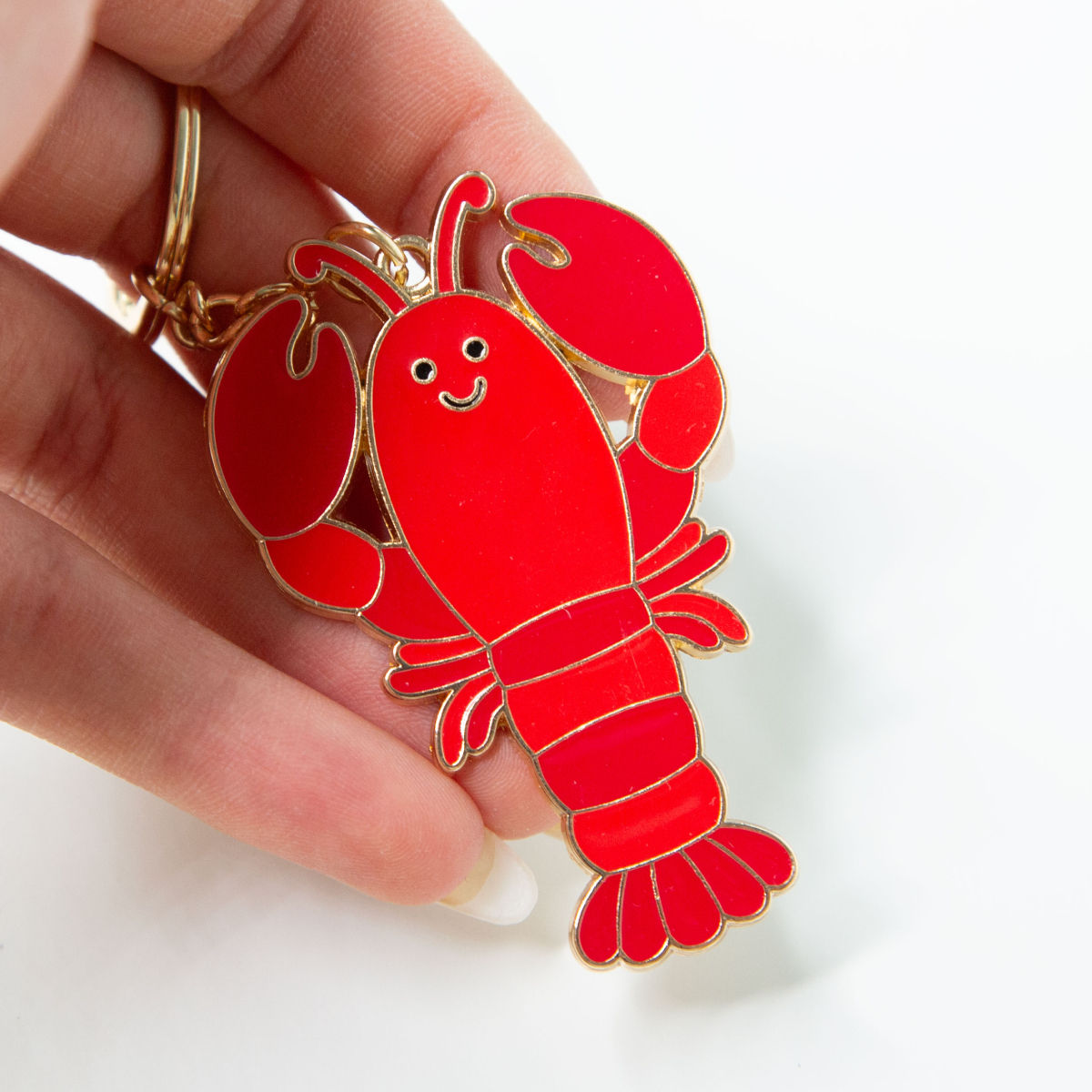 Porte-clés original homard rouge sass & belle