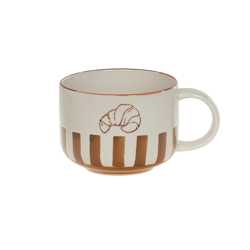 Tasse déjeuner originale croissant, Dario amadeus