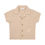 Miniature : Chemise manches courtes gaze de coton taupe Obonas enfant originale bébé garçon noppies