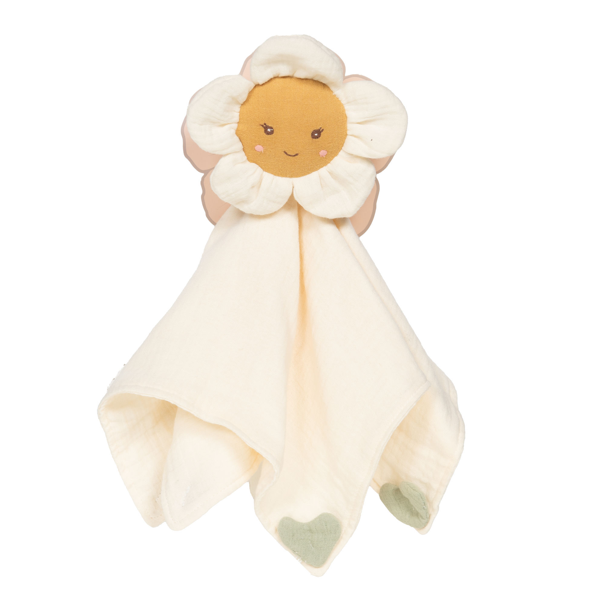 Doudou original blanc fleur marguerite enfant amadeus