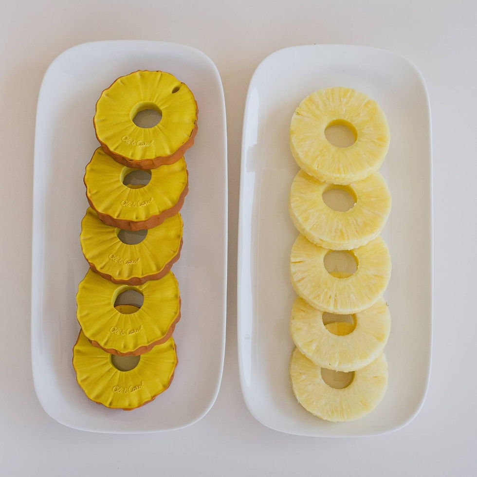 Miniature : Anneau de dentition original bébé Ananas enfant oli & carol