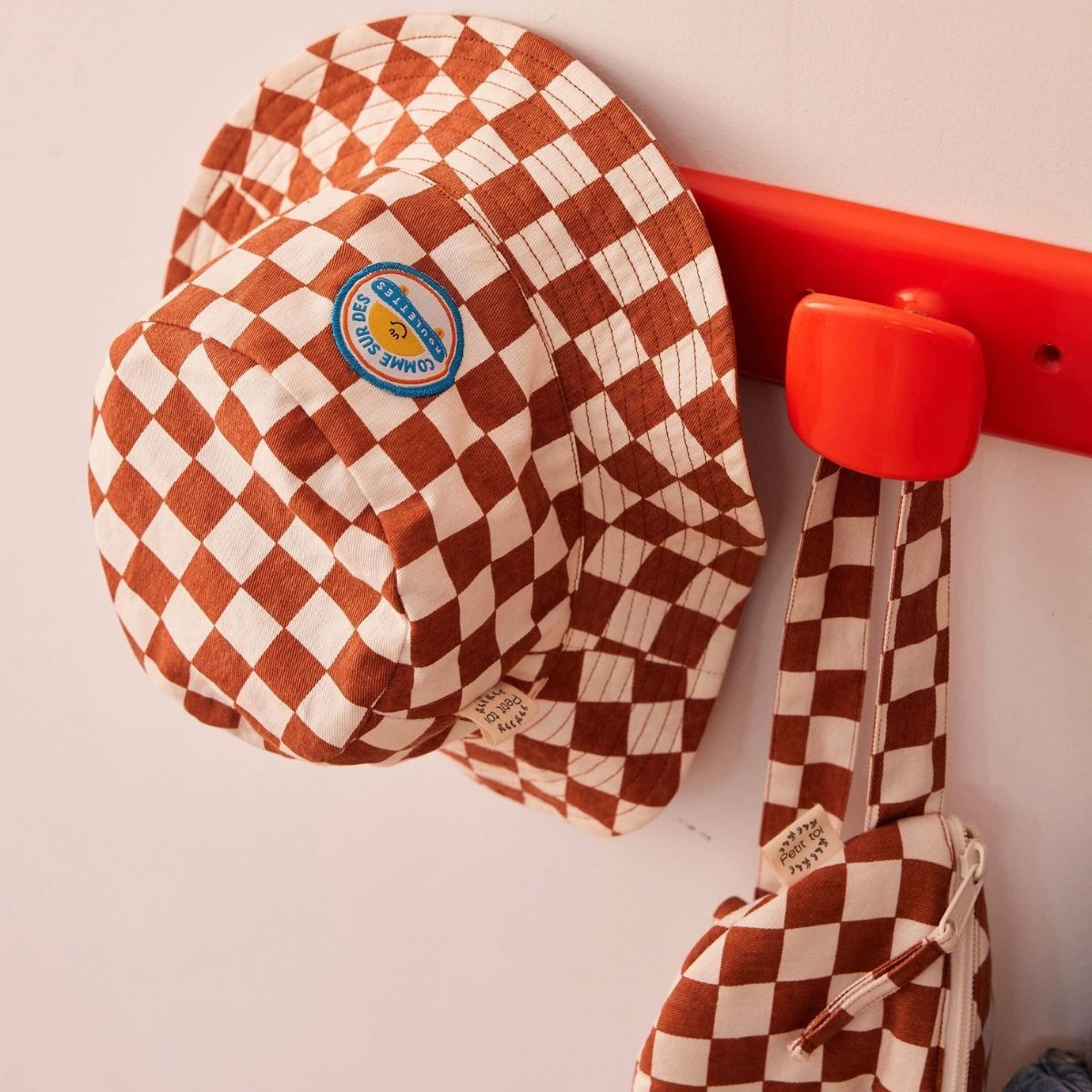 Bob chapeau original damier skate park enfant le petit souk