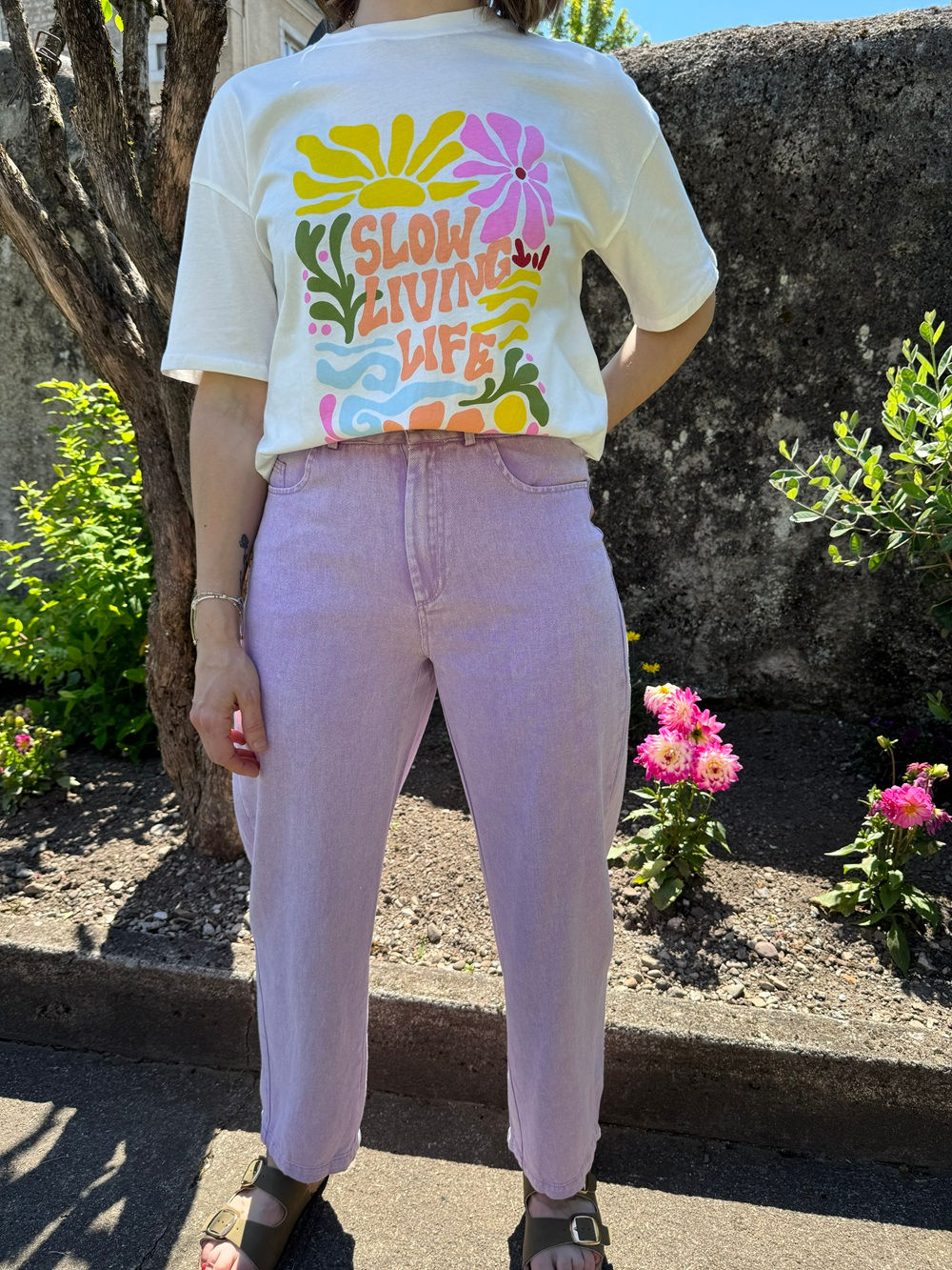 Pantalon léger original lilas, Joël