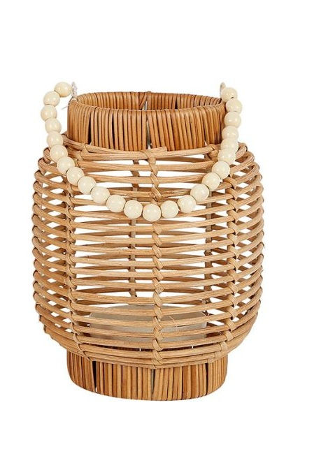 Petite lanterne originale déco en rotin, Eté-mer sema design