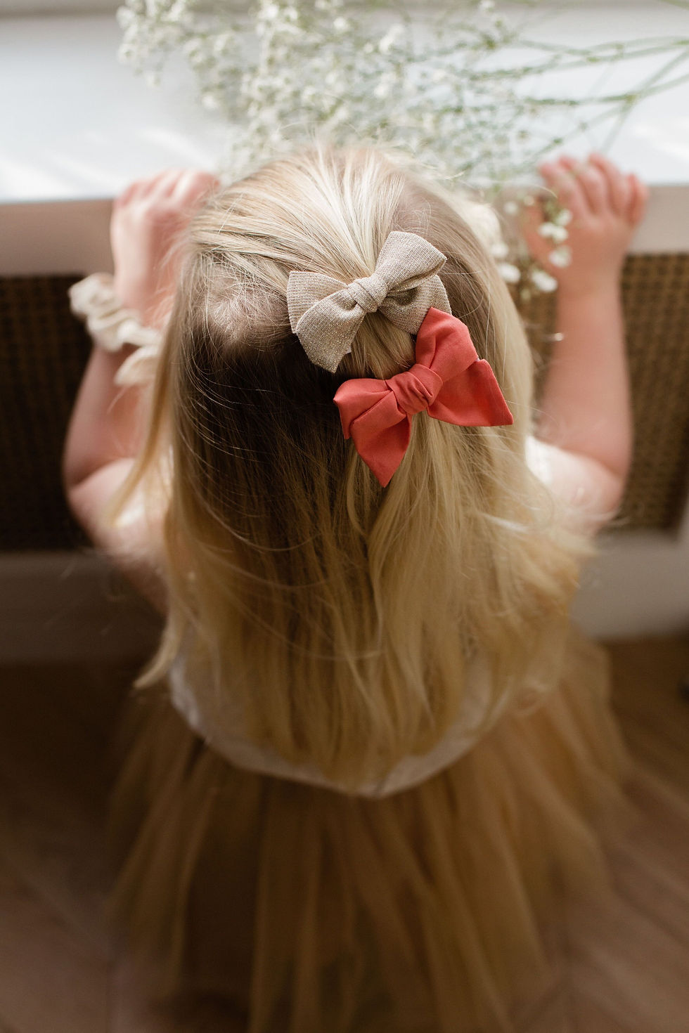 Barrette cheveux originale retro rose pop enfant obi obi