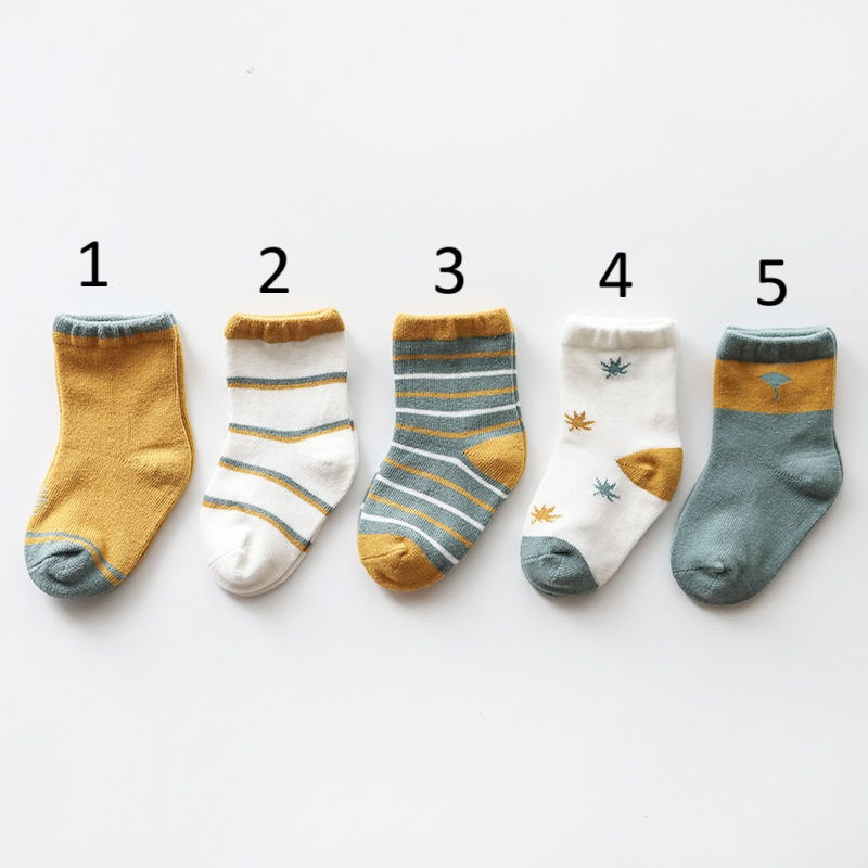 Chaussettes originales bébé vertes 0-1 an enfant apple bébé