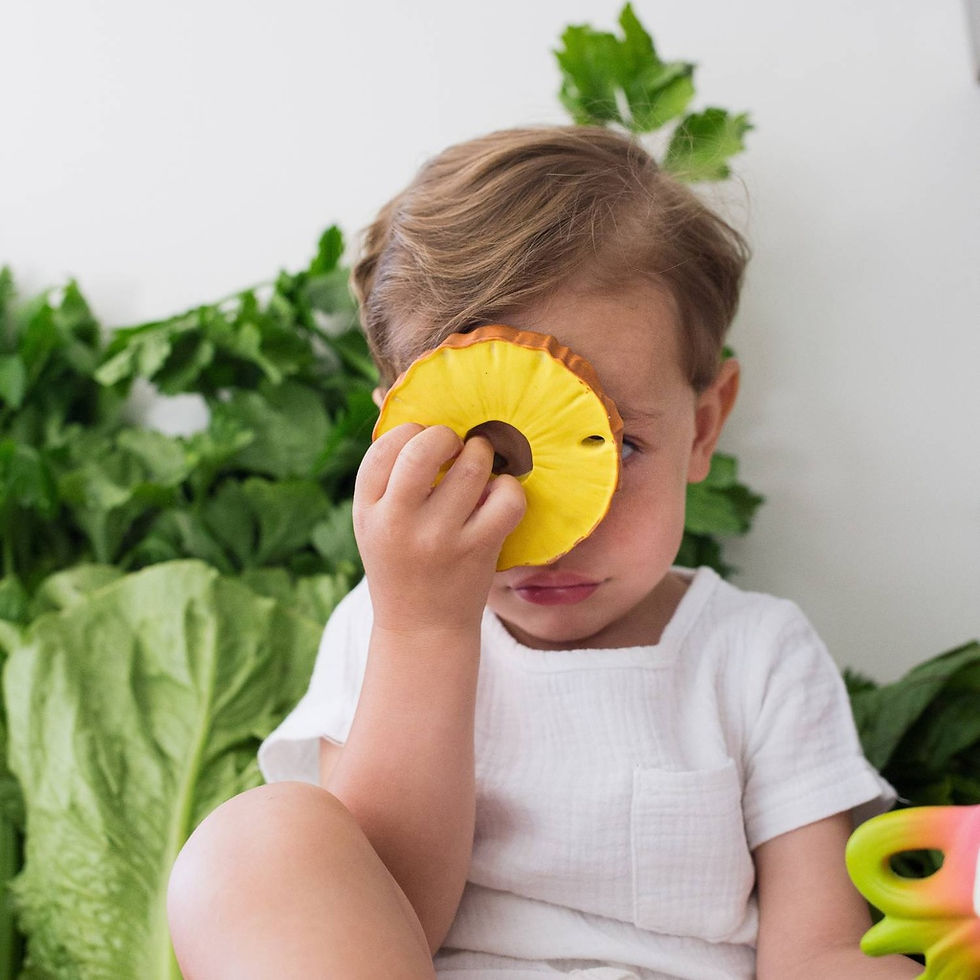 Anneau de dentition original bébé Ananas enfant oli & carol