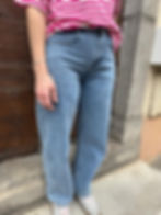 Pantalon jean original femme coupe barrel, Marrell coton season