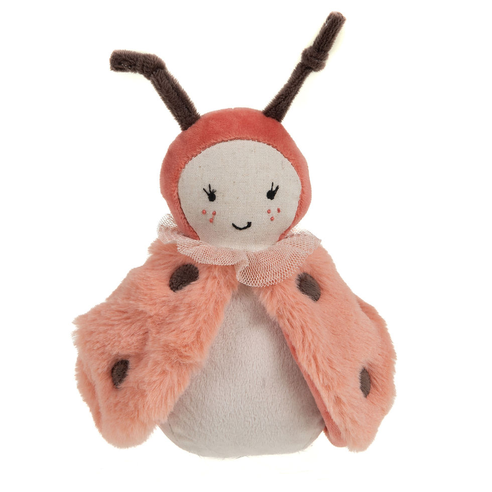 Miniature : Hochet peluche original Adèle coccinelle enfant amadeus