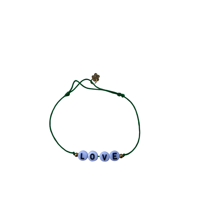 Miniature : Bracelet original fil vert love enfant obi obi