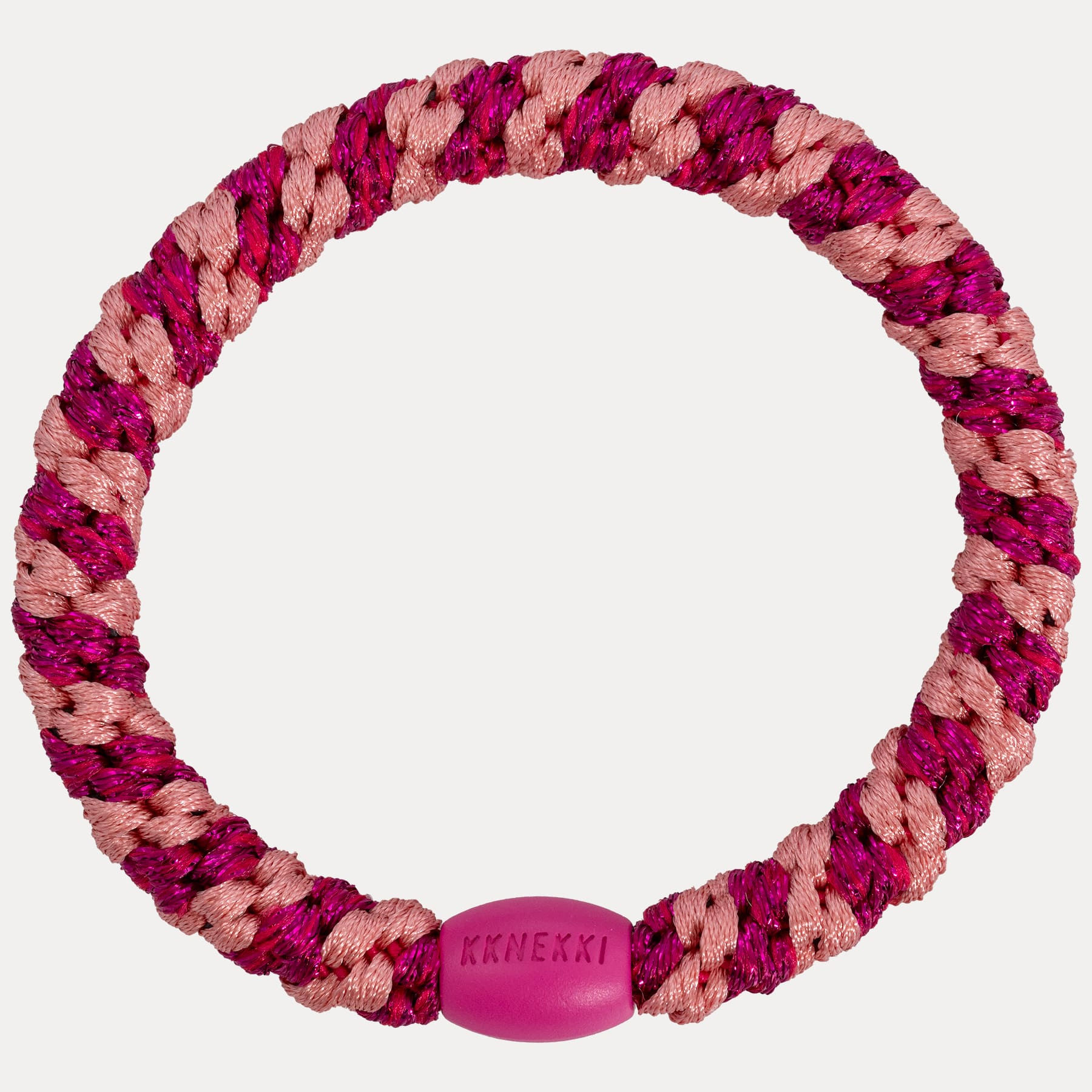Bracelet rose délavé électrique paillettes Kknekki
