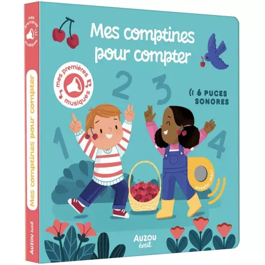 Livre mes premiers sonores mes comptines pour compter enfant éditions auzou