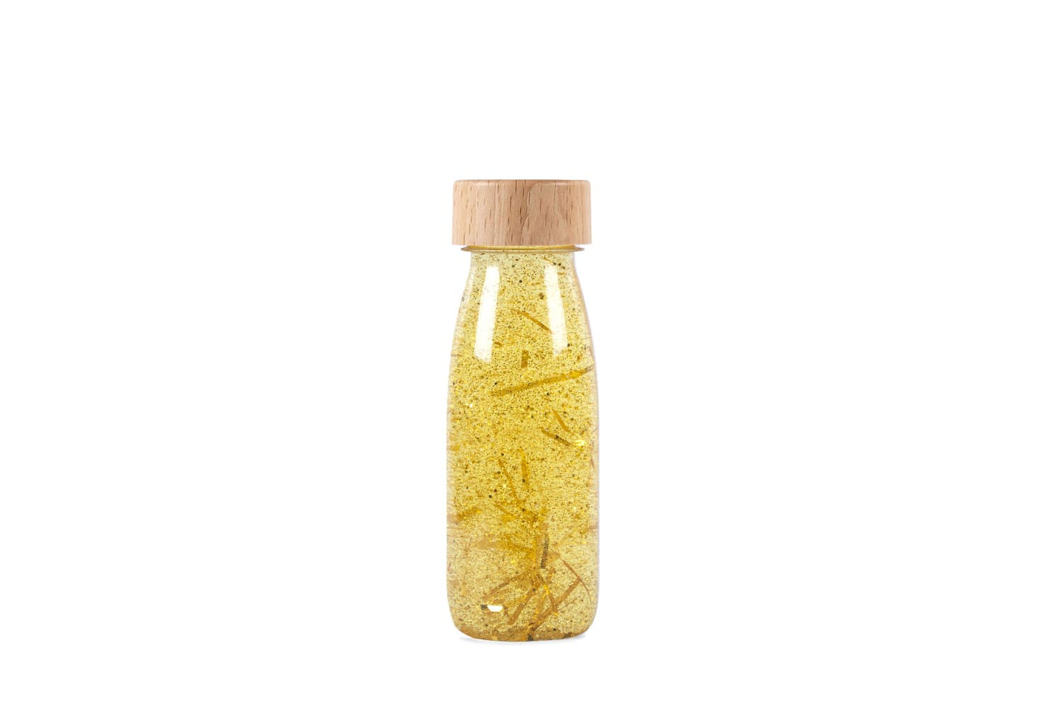 Bouteille sensorielle originales bébé Float doré gold enfant petit boum