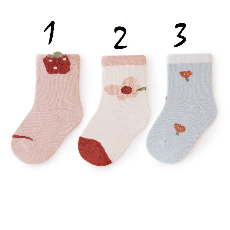 Chaussettes originales bébé roses 0-6 mois enfant apple bébé