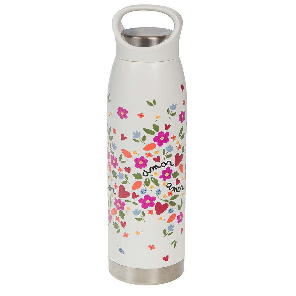 Gourde isotherme originale fleurie, Amor Amor amadeus