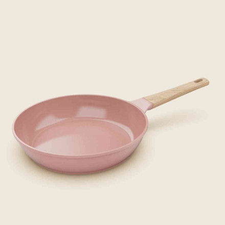 Miniature : L'incroyable poêle anti-adhérente 28 cm rose guimauve Cookut