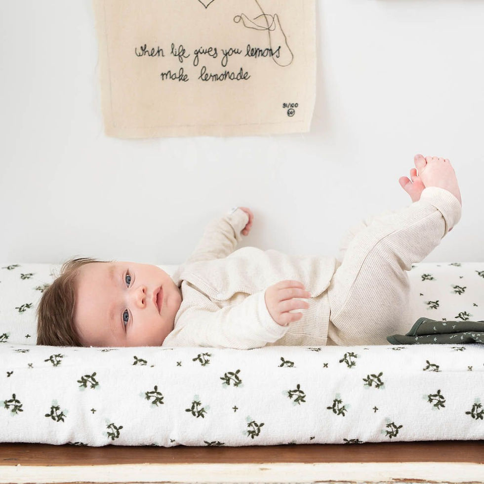 Miniature : Pantalon original bébé legging écru Naura enfant noppies