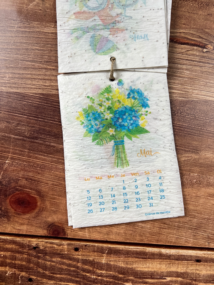 Miniature : Calendrier à planter 2025 A6 Ipiapia Les Cartes de Lulu
