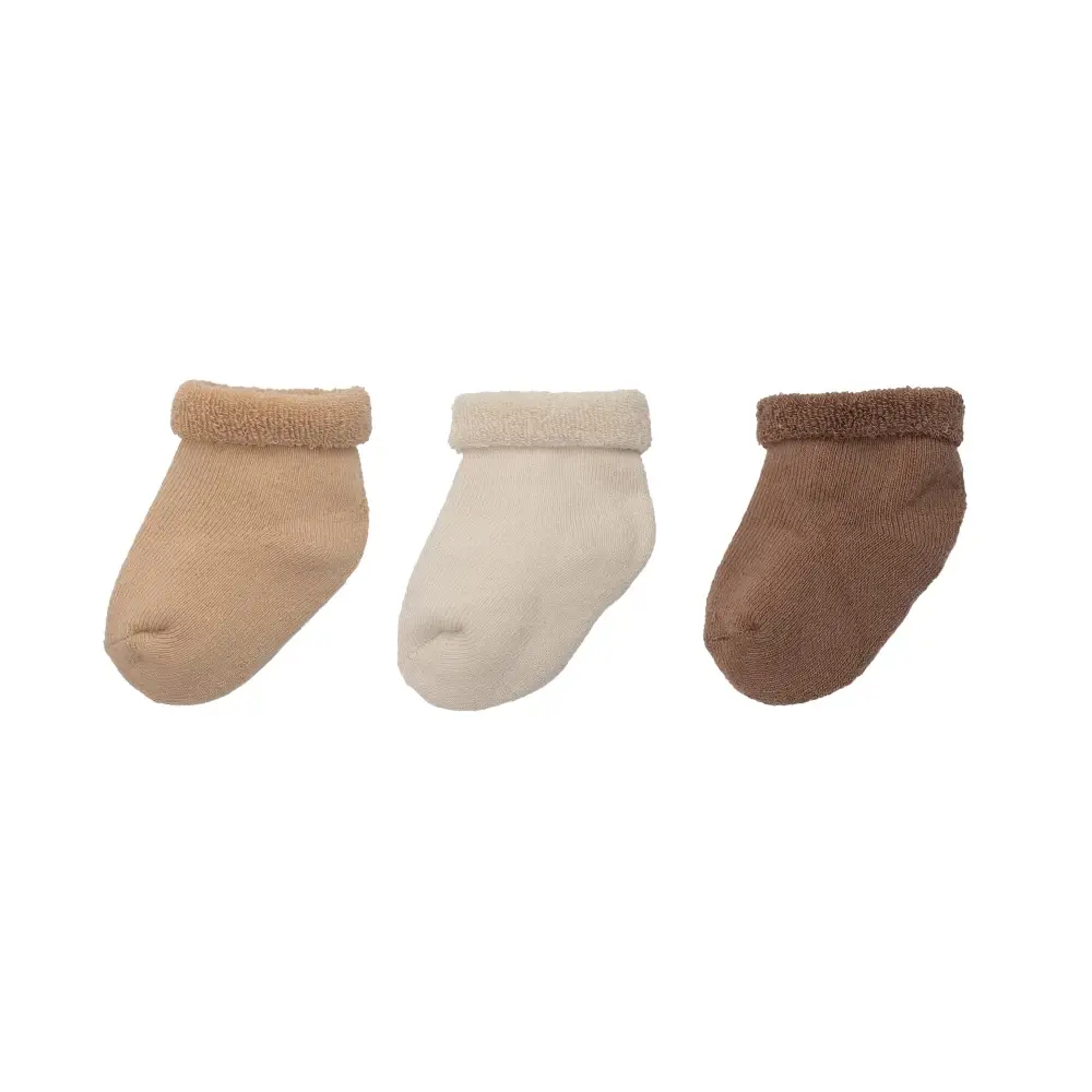 Lot de 3 paires de chaussettes originales unisexe brun enfant trois kilos sept