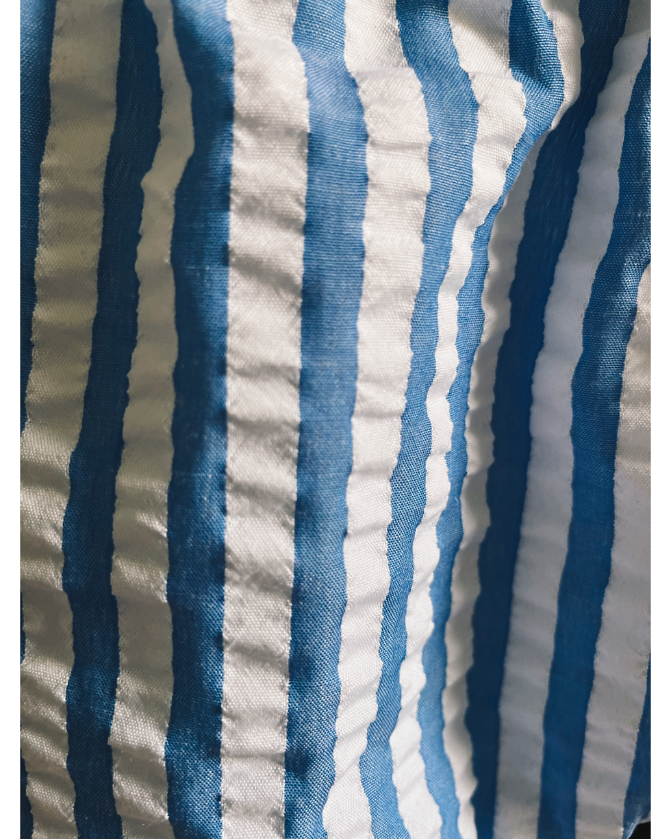 Thumbnail: Striped lightweight seersucker jogger trouser