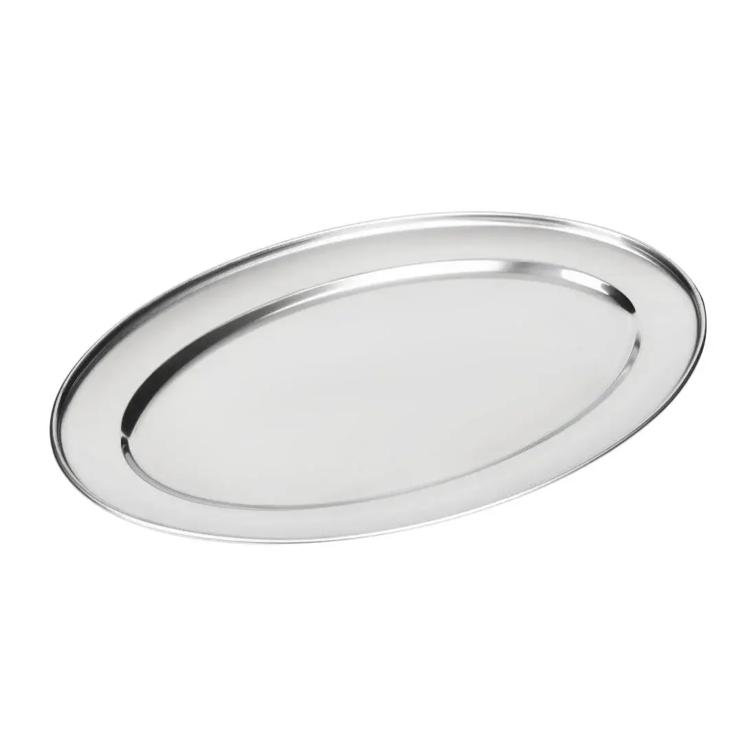 ST/STEEL OVAL TRAY SML