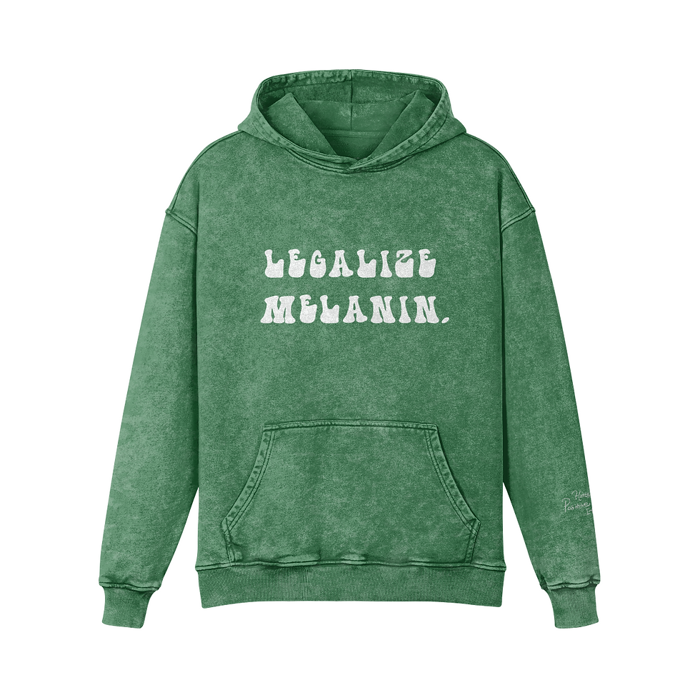 Thumbnail: Legalize Melanin Heavyweight Hoodie 