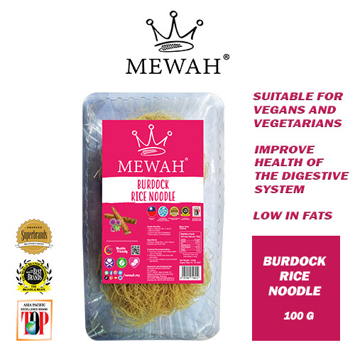 MEWAH BURDOCK RICE NOODLE 100G | mewah.my