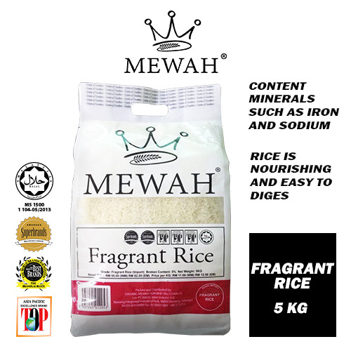 MEWAH FRAGRANT RICE 5KG | mewah.my
