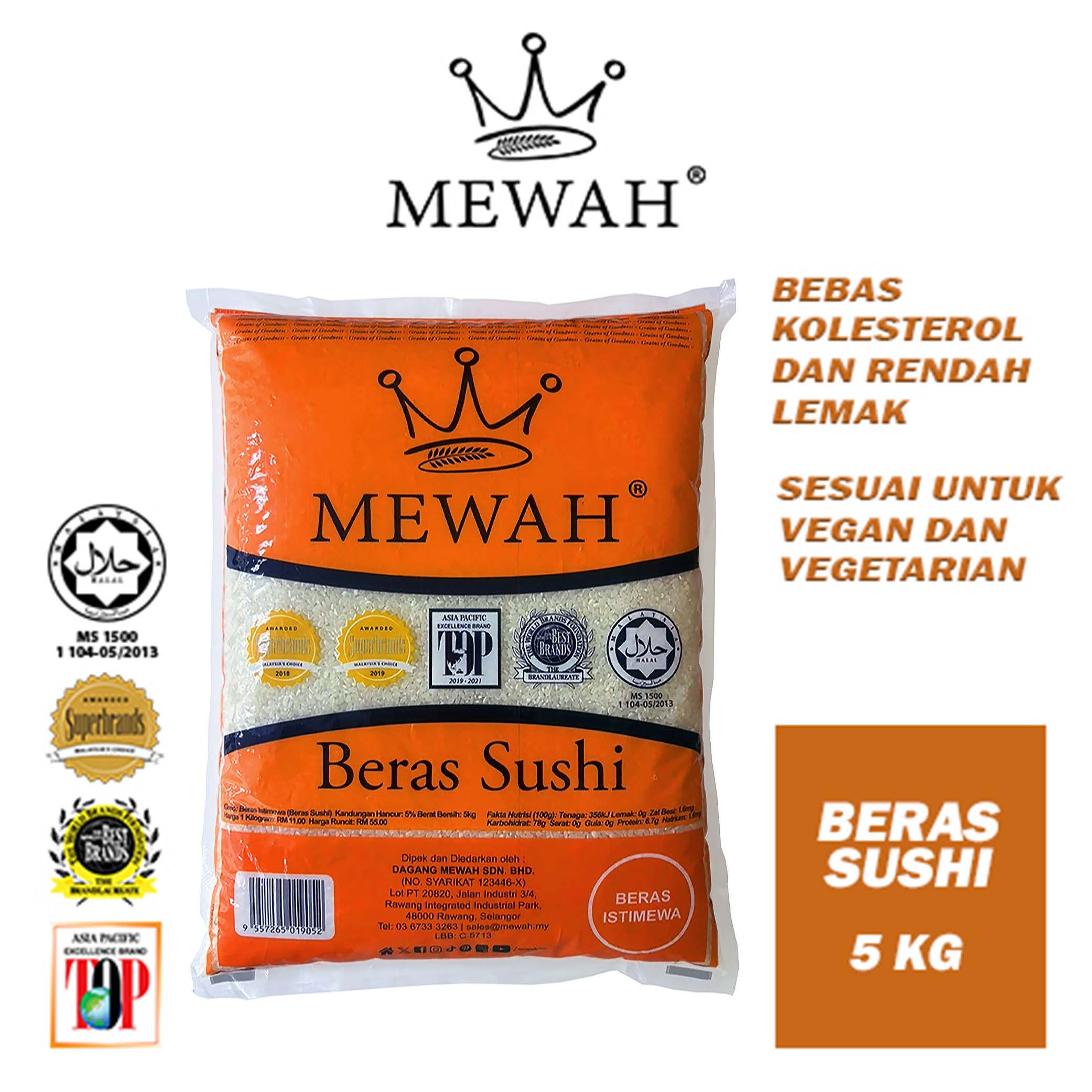 MEWAH BERAS SUSHI 5KG