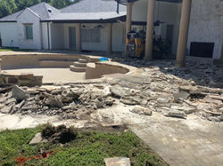 Pool Deck Demo Work