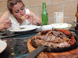 En la mesa