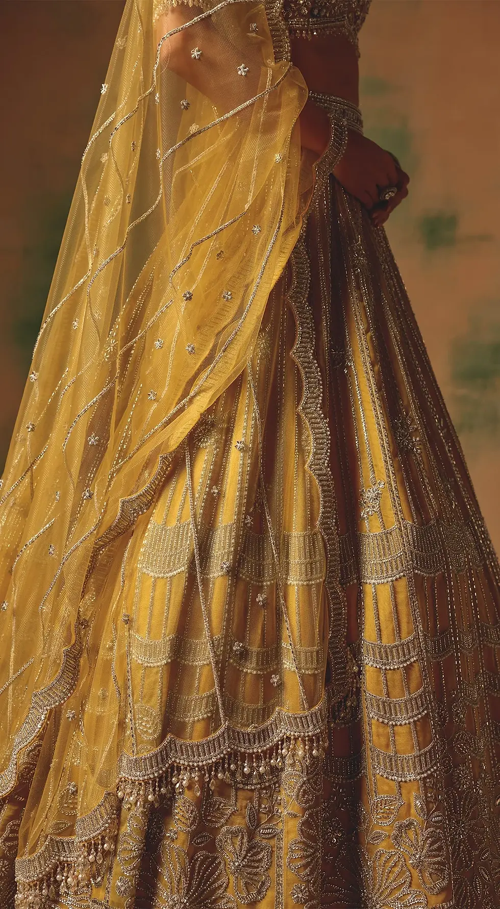 Thumbnail: THE GLINT OF SUNSHINE LEHENGA