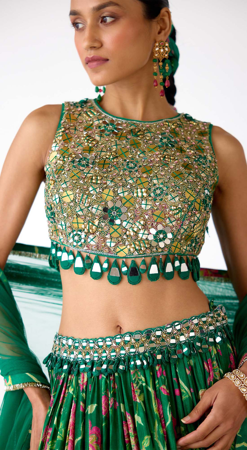 Thumbnail: THE ETERNAL BLOOM LEHENGA SET