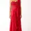 Thumbnail: Crimson Elegance: The Pre-Draped Corset Saree Gown