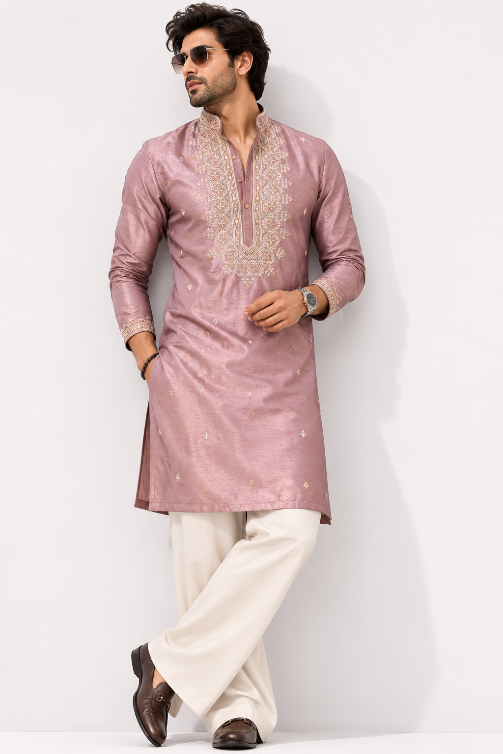 Lilac kurta - AA9835