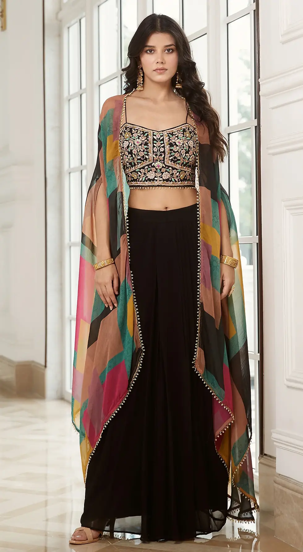 Thumbnail: Organza Cape outfit