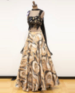 Golden Mirage Designer Lehenga Set
