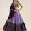 Thumbnail: Purple & Lilac Ombre Embroidered Lehenga Set
