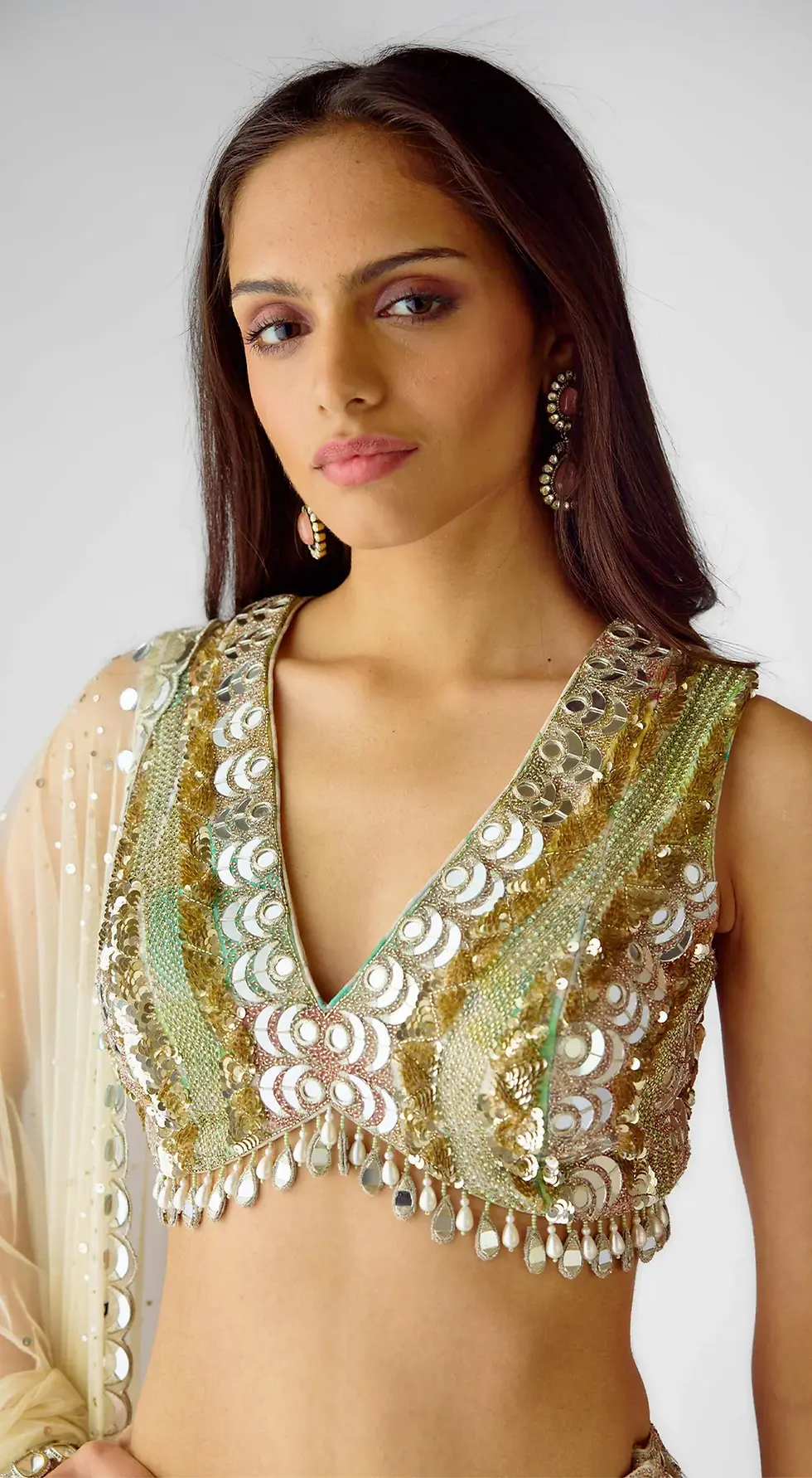 Thumbnail: THE CORAL WILDERNESS LEHENGA