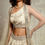 Thumbnail: Luxe Ivory Embroidered Lehenga Set