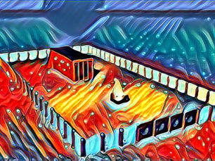 artistic depiction of the Biblical Tabernacle (Mishkan)