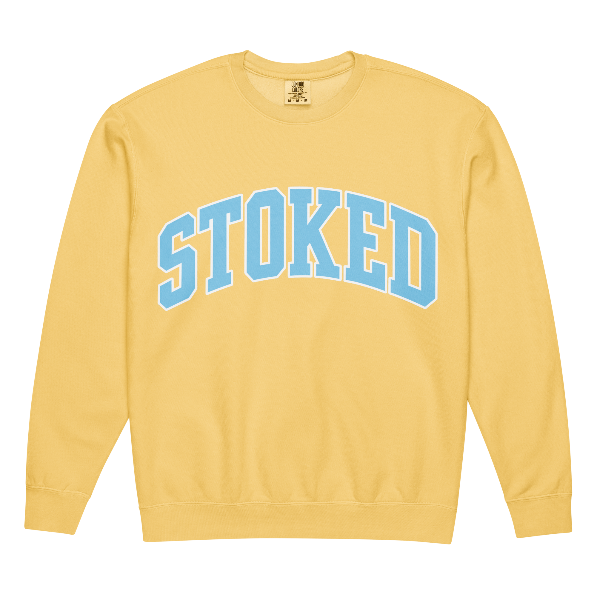 STOKED Varsity Crewneck