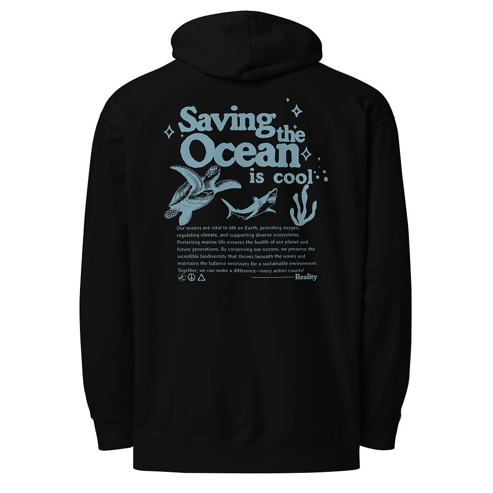 Thumbnail: Saving The Ocean Is Cool Hoodie