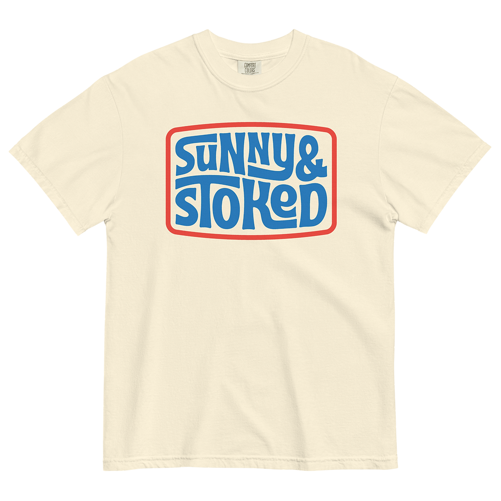 Sunny & Stoked Retro Logo Tee Pt. 2